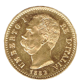 marengo italiano_umberto I_20 lire oro_diritto