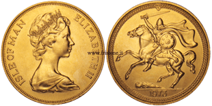 Isola di Man - 2 Sterline oro 1973