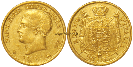 20 Lire 1809 Milano