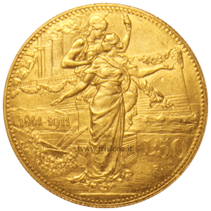 50 Lire 1911 rovescio 50 Lire 1911 rovescio