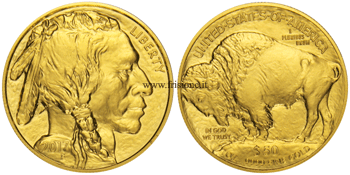USA – 50 Dollari oro 2017 – bisonte