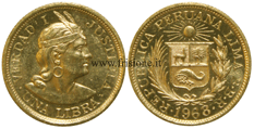 Perù - 1 Libra 1968 - sterlina peruviana