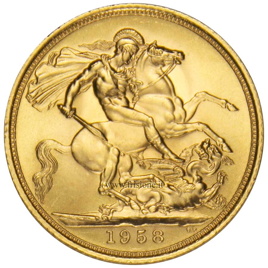 Sterlina nuovo conio 1958 r