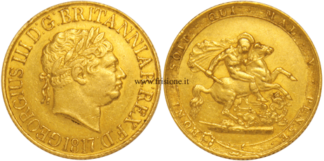 Giorgio III - Sterlina 1817