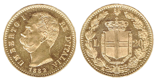 Italia Marengo Oro Umberto I