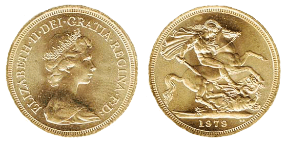 Sterlina Oro Elisabetta