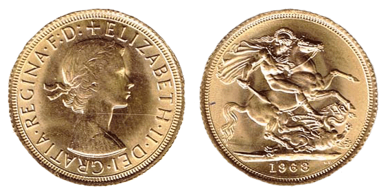Sterlina Oro Nuovo Conio