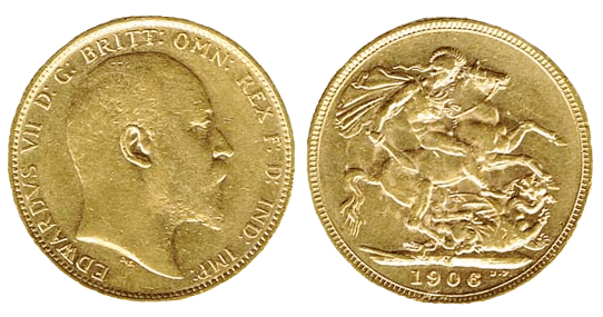 Sterlina Oro Vecchio Conio