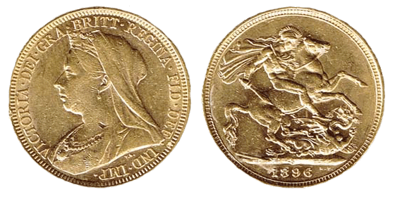 Sterlina Oro Vittoria