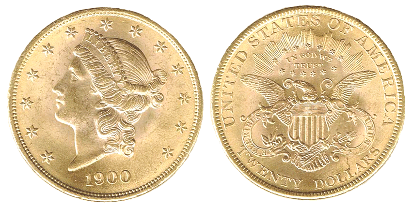 USA 20 dollari Oro - Liberty 